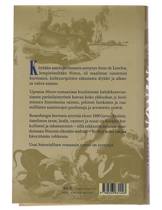 Ninon / rakkauden mestari - Riikka-Maria Rosenberg - Romaanit ja novellit - 10105584473 - 1