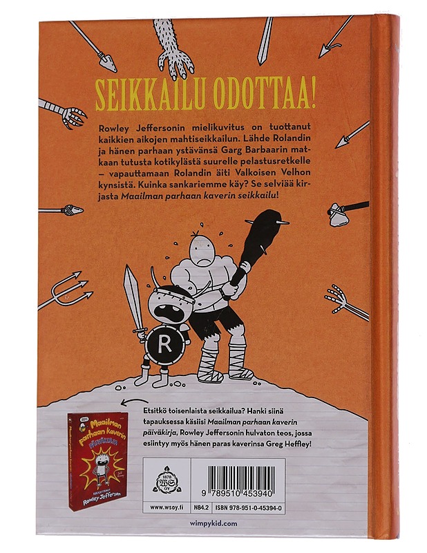 Maailman parhaan kaverin seikkailu / kirjoittanut Rowley Jefferson - Kinney, Jeff - Nuorten kirjat - 10105584484 - 1