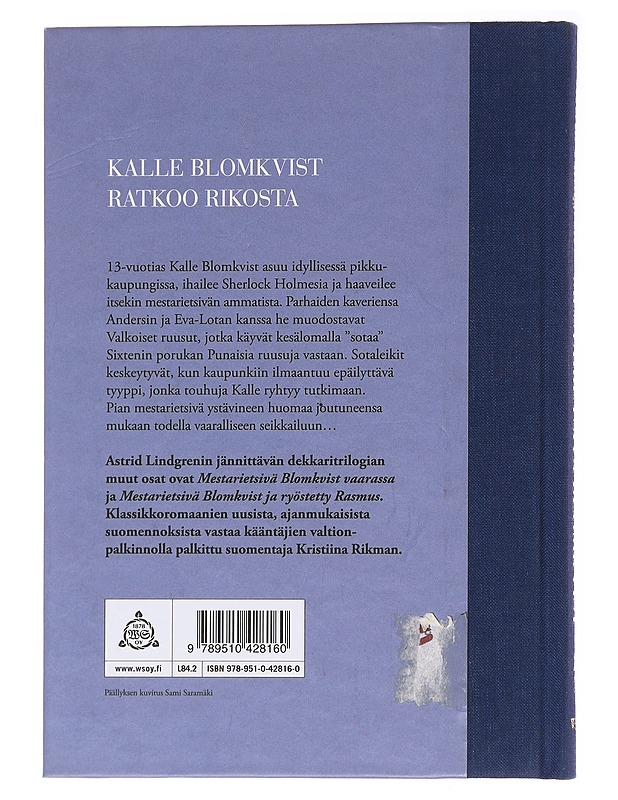 Mestarietsivä Blomkvist - Lindgren, Astrid - Nuorten kirjat - 10105584514 - 1