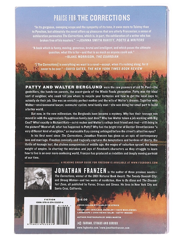 Freedom - Jonathan Franzen - Romaanit ja novellit - 10105584535 - 1