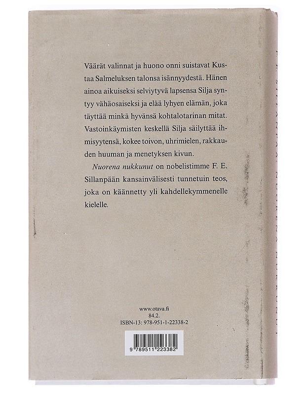 Nuorena nukkunut eli vanhan sukupuun viimeinen vihanta - F. E. Sillanpää - Romaanit ja novellit - 10105584538 - 1