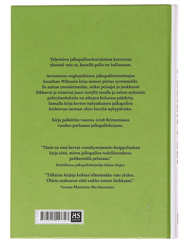 Pelien peli :  jalkapallon taktiikan historia - Wilson, Jonathan - Tietokirjat ja oppaat - 10105584557 - 1