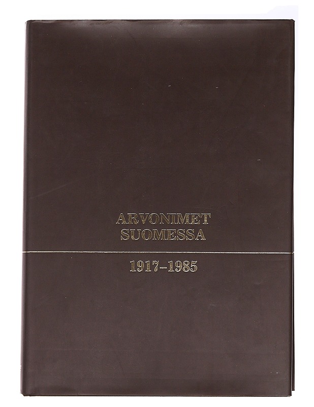 Arvonimet Suomessa 1917-1985 - Segercrantz, Stig-Göran - Historiakirjat - 10105584568 - 0