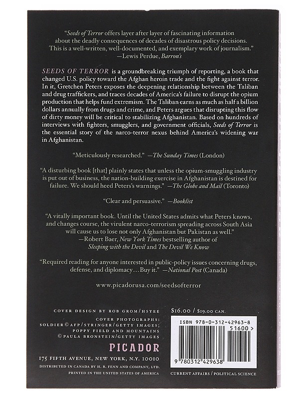 Seeds of Terror - Gretchen Peters - Tietokirjat - 10105584604 - 1