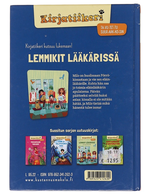 Lemmikit lääkärissä - Heger, Ann-Katrin - Lastenkirjat - 10105584614 - 1