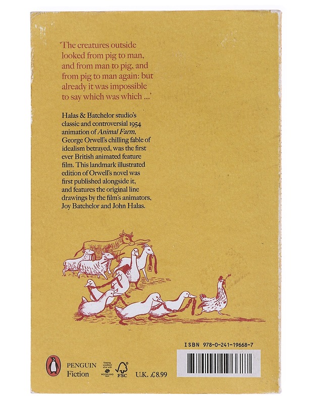 Animal farm : a fairy story - Orwell, George - Romaanit ja novellit - 10105584651 - 1