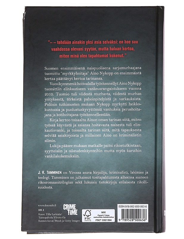 Kuolemanenkeli - Tamminen , J.K.  - Elämäkerrat ja muistelmat - 10105584647 - 1