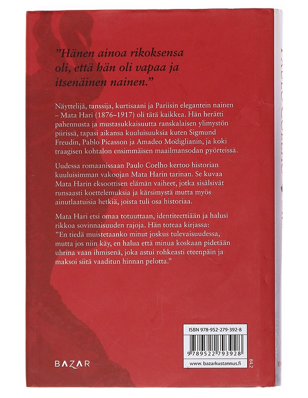 Vakooja - Coelho, Paulo - Elämäkerrat ja muistelmat - 10105584664 - 1