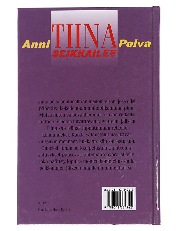 Tiina seikkailee - Polva, Anni - Lastenkirjat - 10105584674 - 1