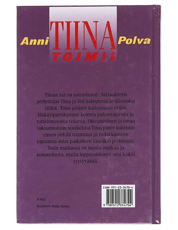 Tiina toimii - Anni Polva - Lastenkirjat - 10105584693 - 1