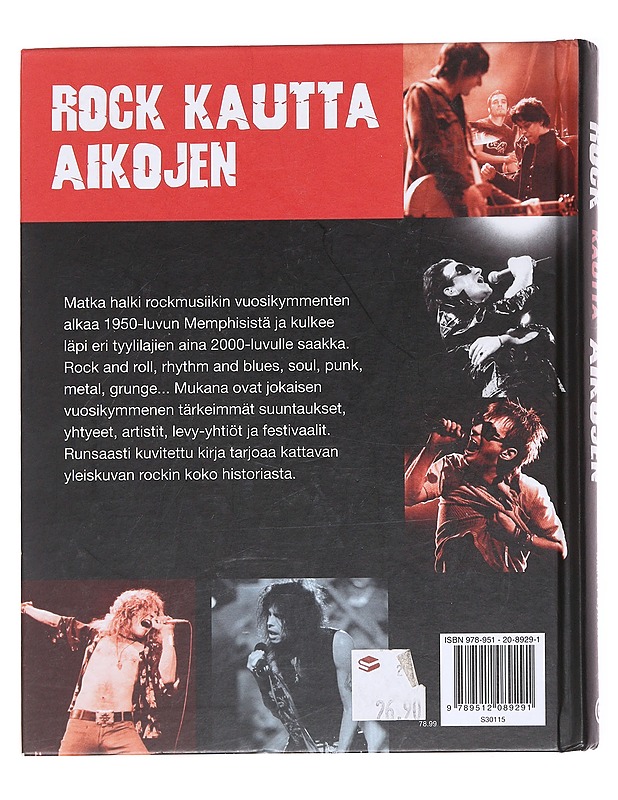 Rock kautta aikojen / aikakaudet, tyylit ja artistit - Paytress, Mark - Historiakirjat - 10105584724 - 1