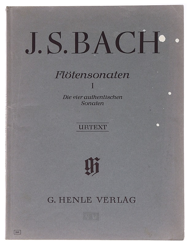 Flötensonaten 1 - J.S. Bach - Musiikki- ja elokuvakirjat - 10105584774 - 0