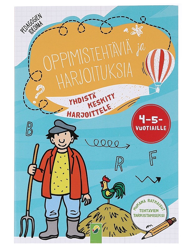 Oppimistehtäviä ja harjoituksia 4-5-vuotiaille -  - Lastenkirjat - 10105584762 - 0