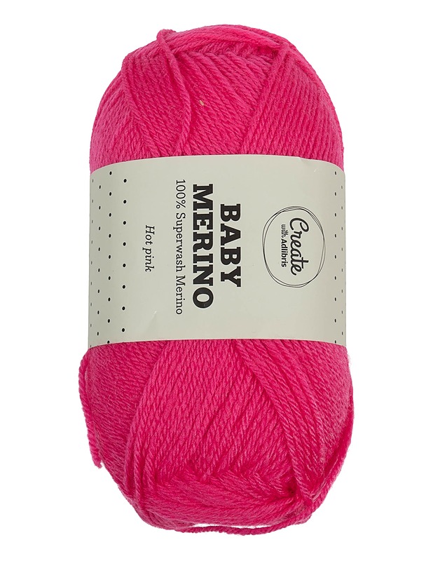 CREATE WITH ADLIBRIS Baby Merino neulelanka, 50 g - 1 kpl - Käsityö - 10105584766 - 0