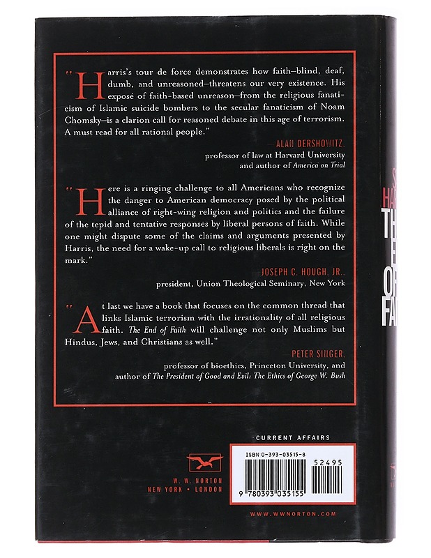 The end of faith : religion, terror, and the future of reason - Sam Harris - Tietokirjat ja oppaat - 10105584790 - 1