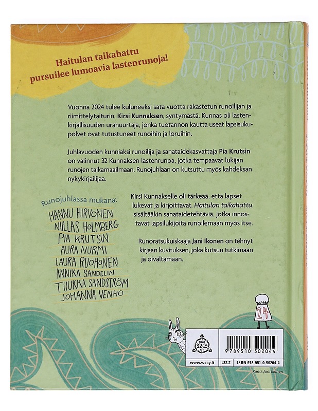 Haitulan taikahattu - Kunnas, Kirsi - Lastenkirjat - 10105584796 - 1