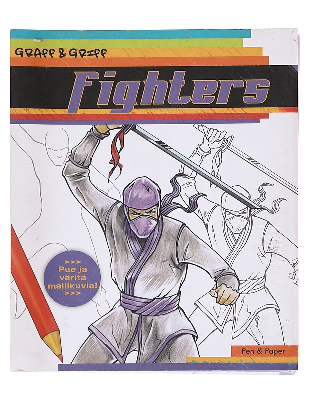Fighters : pue ja väritä mallikuvia! - Pennala, Tiina - Tietokirjat ja oppaat - 10105584799 - 0