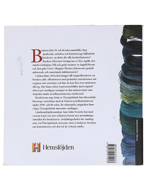 Broderier från 50- och 60-talen - Svansbo, Ann-Sofie - Tietokirjat ja oppaat - 10105584811 - 1