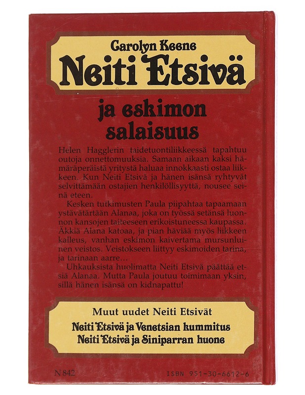 Neiti Etsivä ja eskimon salaisuus - Keene - Nuorten kirjat - 10105584857 - 1