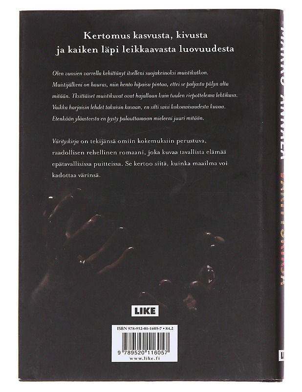 Värityskirja : romaani - Marko Annala - Romaanit ja novellit - 10105584861 - 1