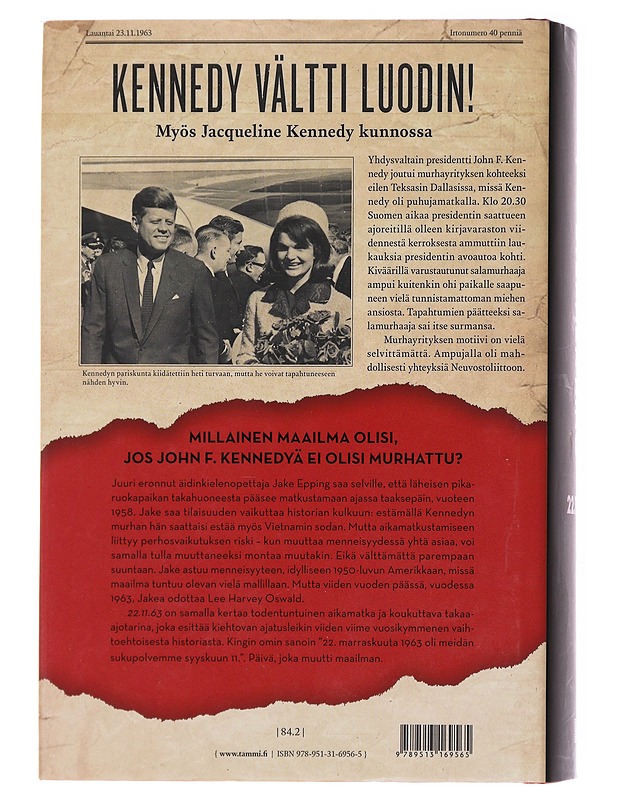 22.11.63 - King, Stephen - Fantasia- ja scifi - 10105584873 - 1