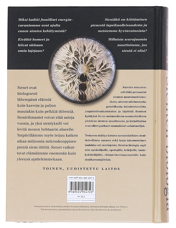 Sienten biologia - Timonen, Sari - Tietokirjat ja oppaat - 10105584887 - 1