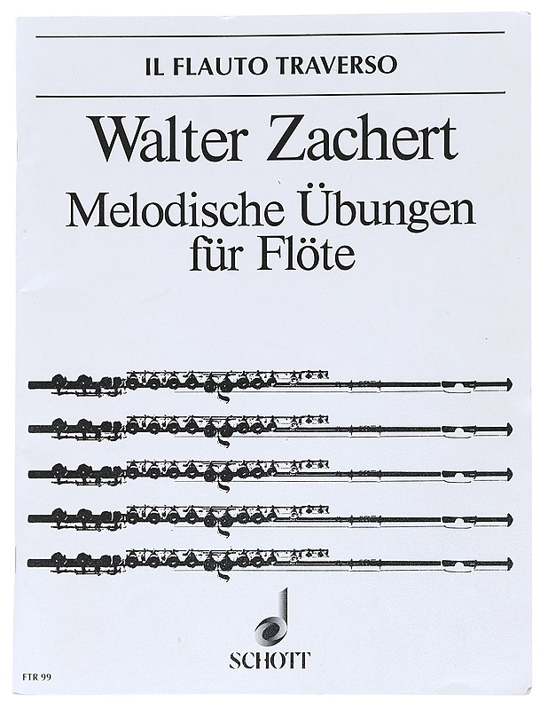 Il Flauto Traverso, Walter Zachert Melodische Übungen für Flöte - Walter Zachert - Tietokirjat ja oppaat - 10105584949 - 0