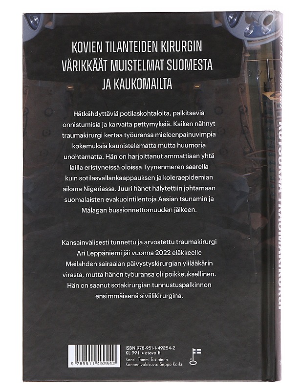 Kutsukaa traumakirurgi - Ari Leppäniemi - Elämäkerrat ja muistelmat - 10105584976 - 1