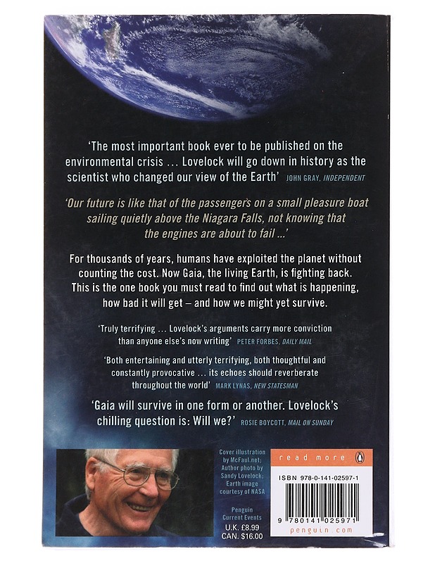 The revenge of Gaia : why the earth is fighting back - and how we can still save humanity - Lovelock, James - Romaanit ja novellit - 10105584979 - 1