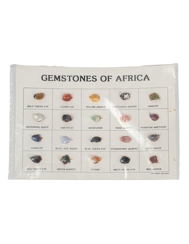 Gemstones of Africa kivikokoelma - Koriste-esineet - 10105585037 - 0