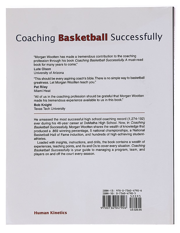 Coaching Basketball Succesfully 2nd Edition - Morgan Wootten - Tietokirjat ja oppaat - 10105585036 - 1