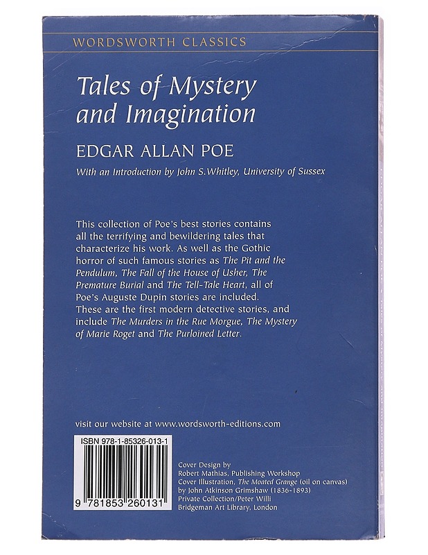 Tales of mystery and imagination - Poe, Edgar Allan - Jännitys ja dekkarit - 10105585083 - 1