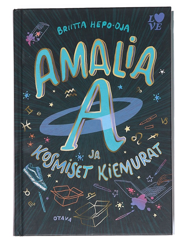 Amalia A ja kosmiset kiemurat - Briitta Hepo-oja - Romaanit ja novellit - 10105585101 - 0