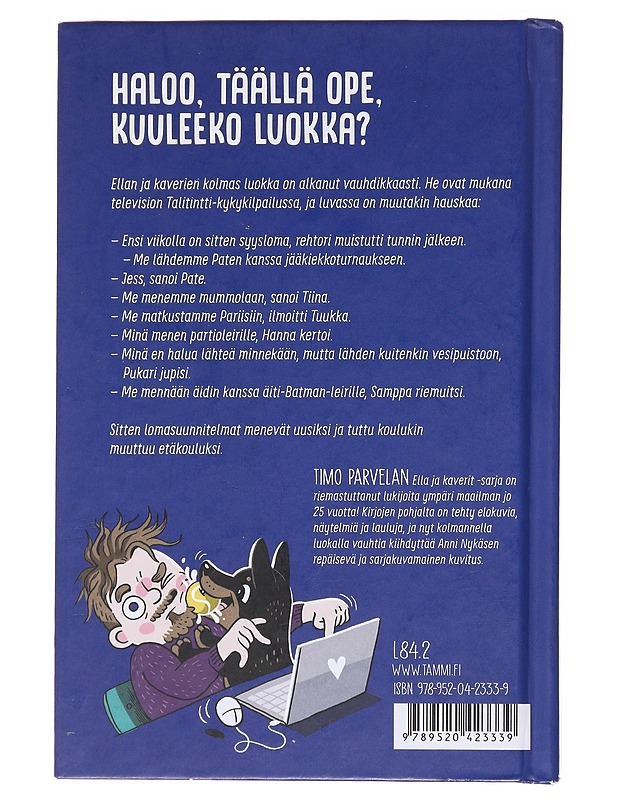 Ella ja kaverit etäkoulussa - Parvela, Timo - Lastenkirjat - 10105585115 - 1