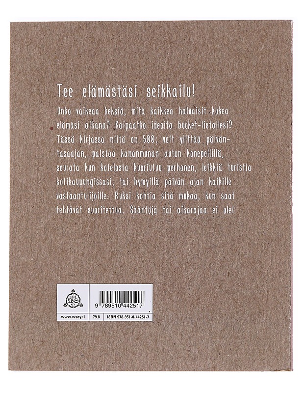 Bucket list - Rijck, Elise de - Tietokirjat ja oppaat - 10105585157 - 1