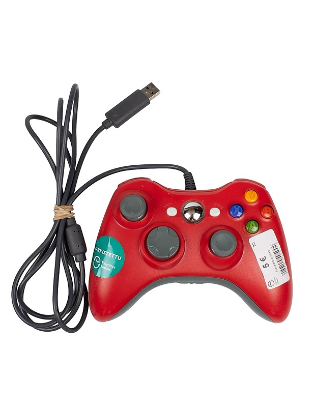 XBOX Punainen langallinen peliohjain - Viihde-elektroniikka - 10105585190 - 0