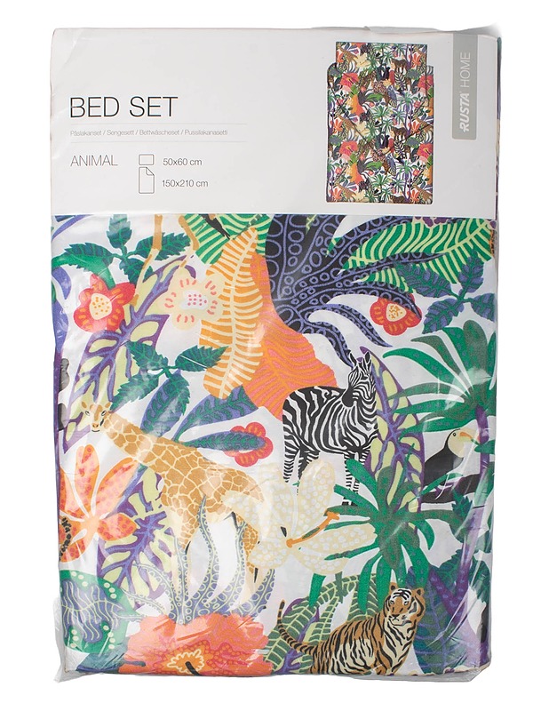 RUSTA Home pussilakanasetti, 150x210 cm + 50x60 cm - Liinavaatteet - 10105585211 - 0