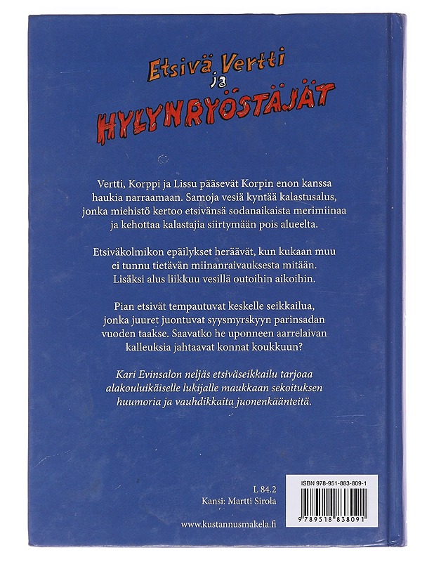 Etsivä Vertti ja hylynryöstäjät - Kari Evinsalo - Lastenkirjat - 10105585224 - 1