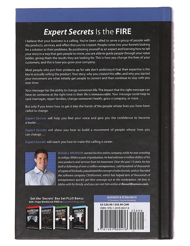 Expert Secrets : The Underground Playbook - Russell Brunson - Tietokirjat ja oppaat - 10105585240 - 1