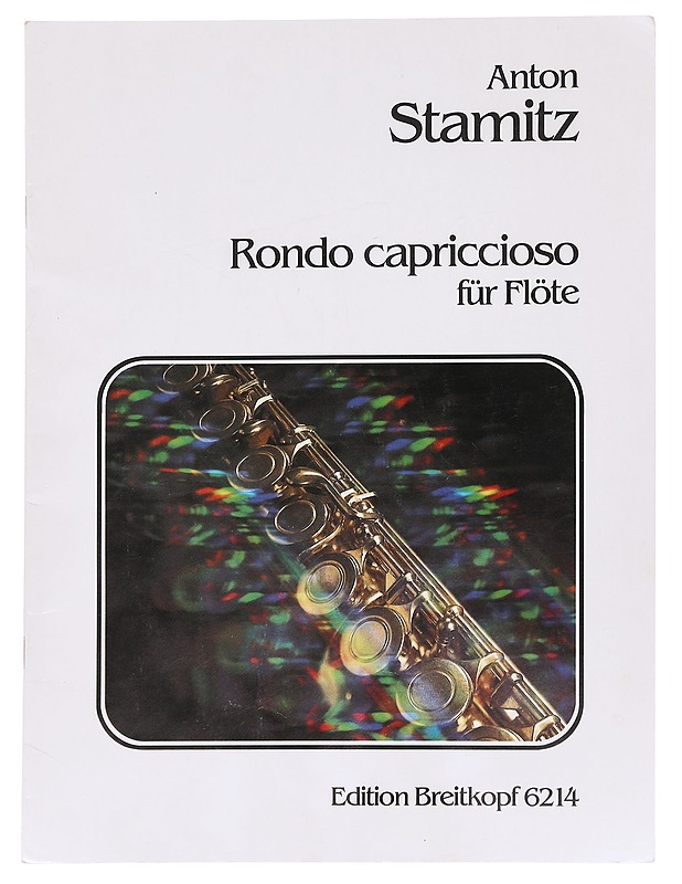 Rondo capriccioso fur Flöte nuottivihko - Anton Stamitz - Musiikki- ja elokuvakirjat - 10105585268 - 0