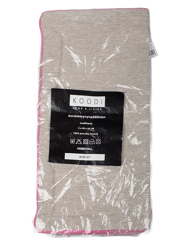 KOODI Home & Living koristetyynynpäällinen, 45x45 cm - 2kpl - Koriste-esineet - 10105585290 - 0
