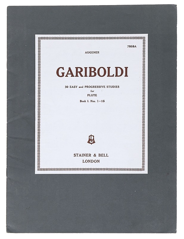 Easy and progressive studies for flute nuottivihko - Gariboldi - Musiikki- ja elokuvakirjat - 10105585328 - 0