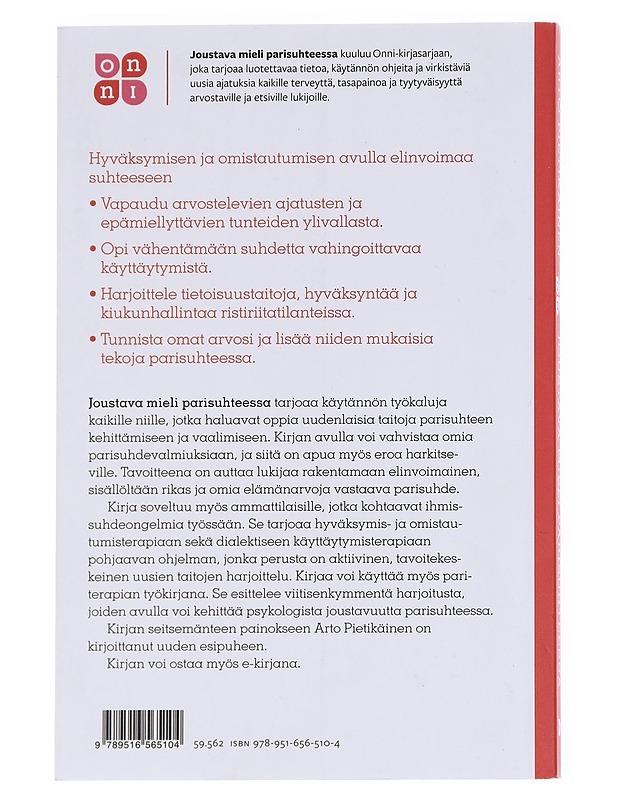 Joustava mieli parisuhteessa - Arto Pietikäinen - Tietokirjat ja oppaat - 10105585359 - 1
