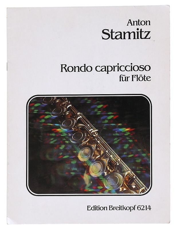 Rondo capriccioso fur Flöte nuottivihko - Anton Stamitz - Musiikki- ja elokuvakirjat - 10105585367 - 0