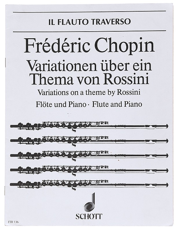 Il Flauto Traverso nuottivihko - Frederic Chopin - Musiikki- ja elokuvakirjat - 10105585378 - 0