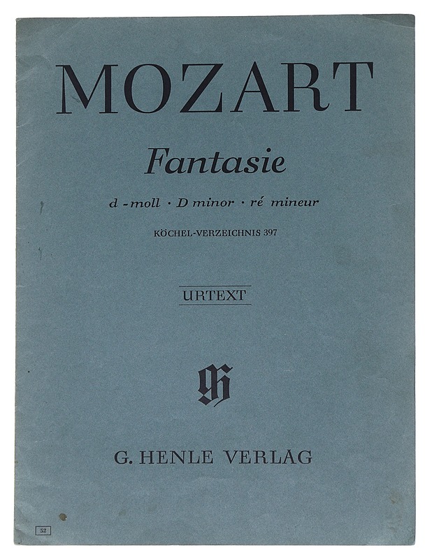 Fantasie nuottivihko - Mozart - Musiikki- ja elokuvakirjat - 10105585388 - 0