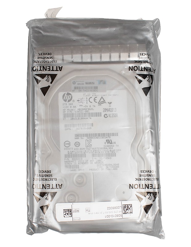 HP HDD kiintolevy SAS-väylään, 2 TB - Tietokoneet - 10105585391 - 0