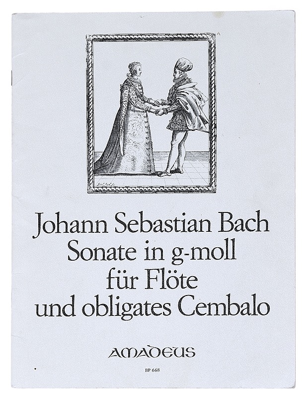 Sonate in g-moll fur Flöte nuottivihko - J.S. Bach - Musiikki- ja elokuvakirjat - 10105585402 - 0