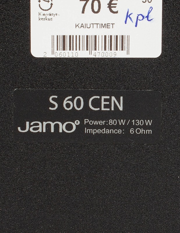 JAMO S60 CEN keskikaiutin - Audio - 10105585415 - 3