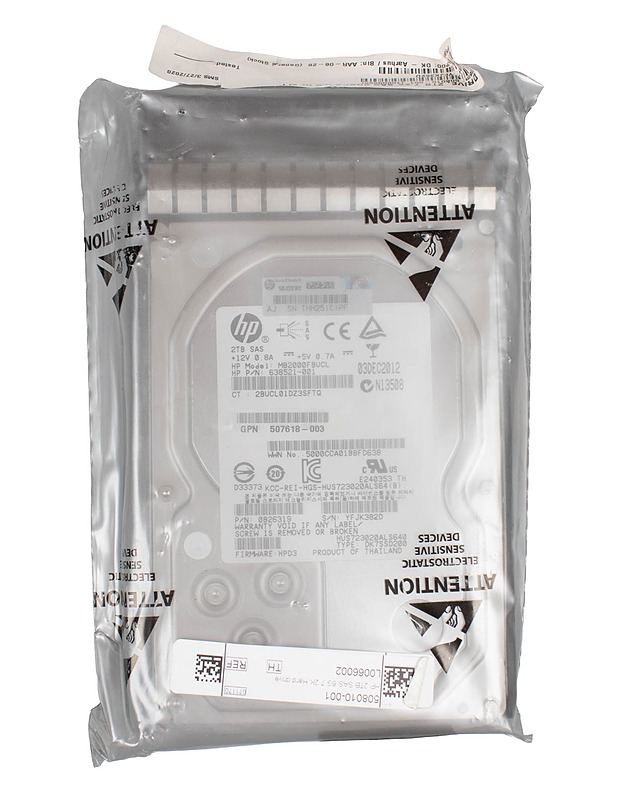 HP HDD kiintolevy SAS-väylään, 2 TB - Tietokoneet - 10105585427 - 0